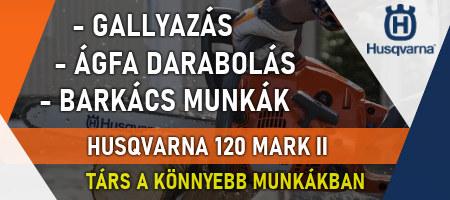 Husqvarna 120 Mark II felhasználási javaslat