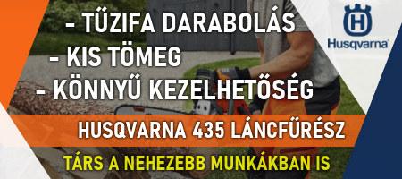 Husqvarna 435 felhasználási javaslat